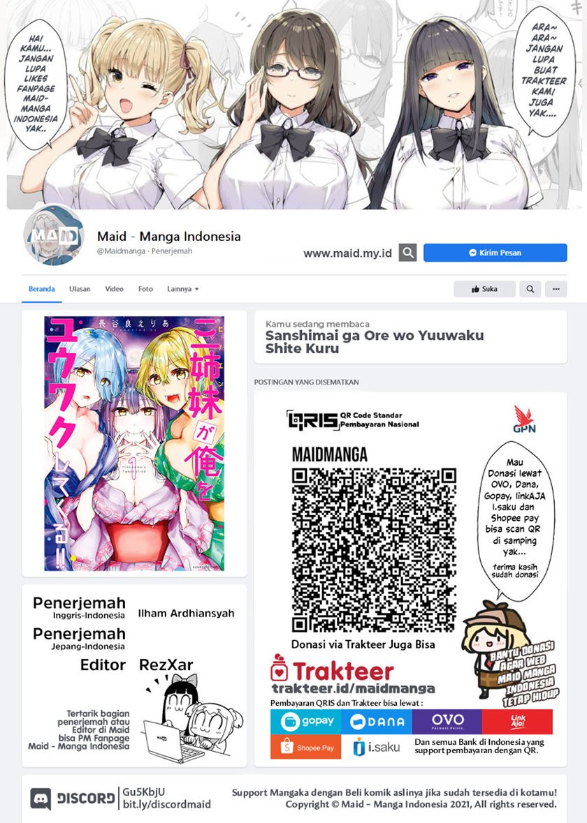 Sanshimai ga Ore wo Yuuwaku Shite Kuru Chapter 04 Gambar 2